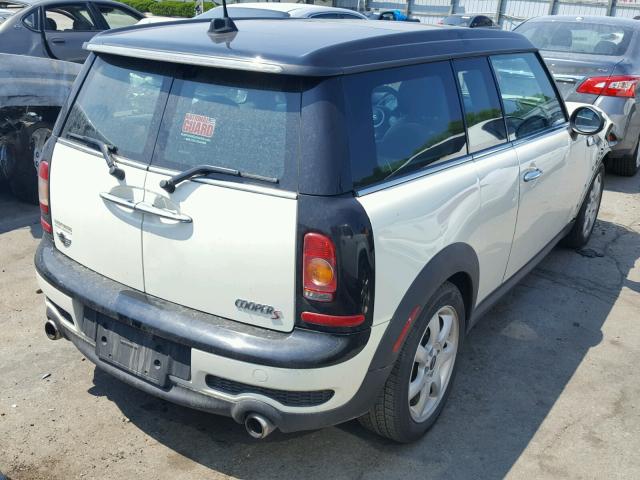 WMWMM33518TP71458 - 2008 MINI COOPER S C WHITE photo 4