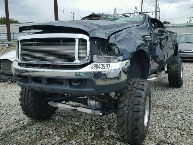 1FTNF21L84EC52855 - 2004 FORD F250 GREEN photo 2