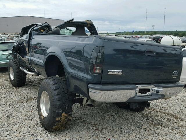 1FTNF21L84EC52855 - 2004 FORD F250 GREEN photo 3