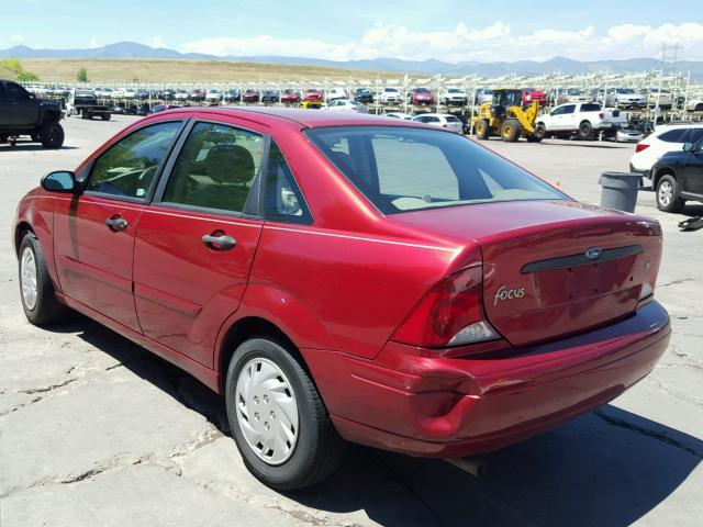 1FAFP34374W165404 - 2004 FORD FOCUS SE C RED photo 3