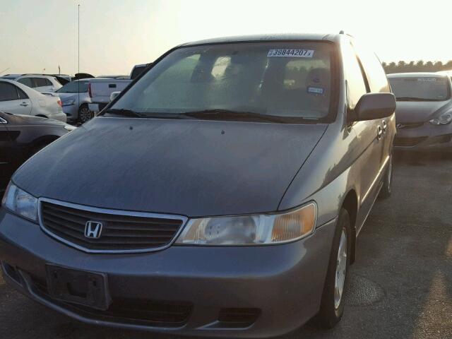 2HKRL1878YH592638 - 2000 HONDA ODYSSEY GRAY photo 2