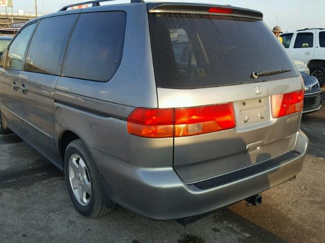 2HKRL1878YH592638 - 2000 HONDA ODYSSEY GRAY photo 3