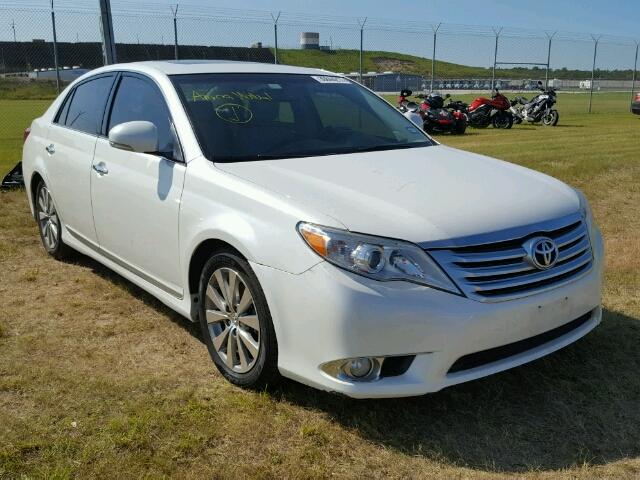 4T1BK3DB1BU384846 - 2011 TOYOTA AVALON BAS WHITE photo 1