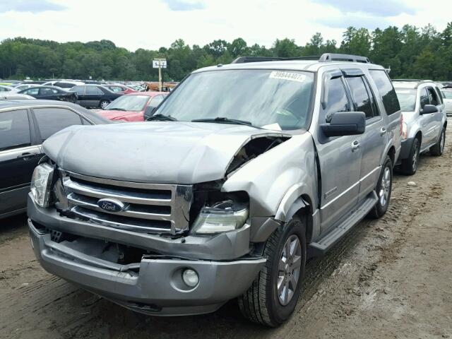 1FMFU15588LA39319 - 2008 FORD EXPEDITION GRAY photo 2