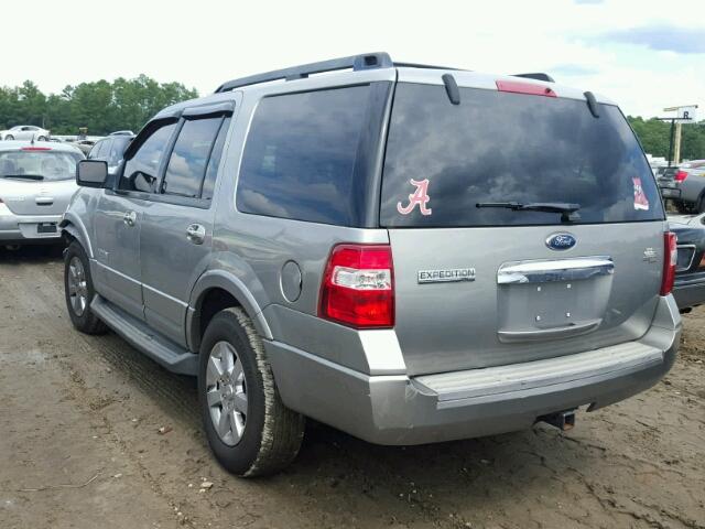 1FMFU15588LA39319 - 2008 FORD EXPEDITION GRAY photo 3