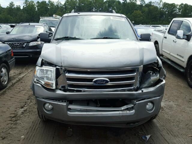 1FMFU15588LA39319 - 2008 FORD EXPEDITION GRAY photo 9