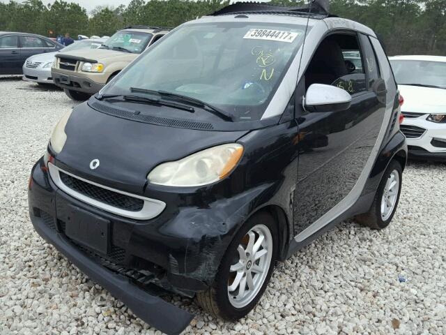 WMEEK31X19K209070 - 2009 SMART FORTWO PAS BLACK photo 2