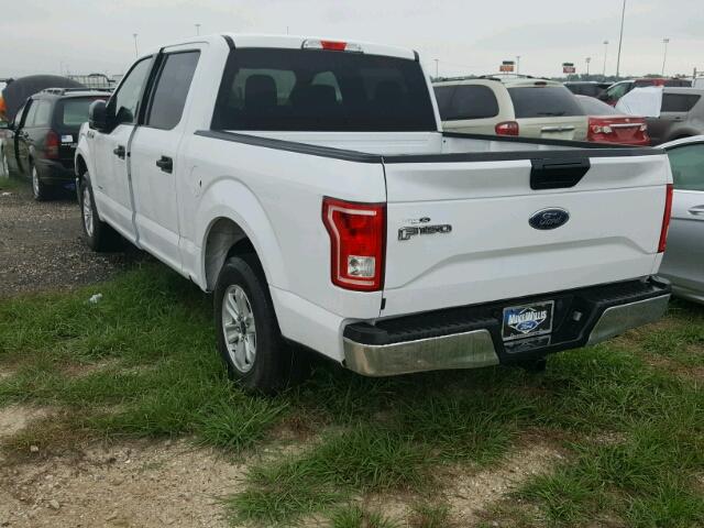 1FTEW1CPXHKC69139 - 2017 FORD F150 SUPER WHITE photo 3