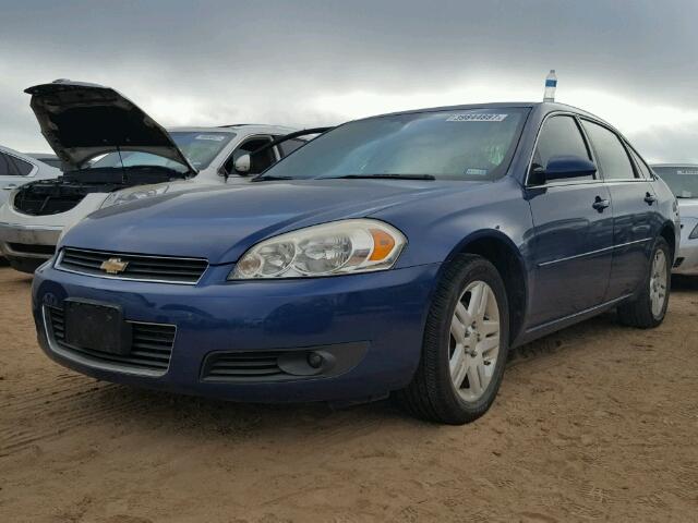 2G1WC581869181559 - 2006 CHEVROLET IMPALA BLUE photo 2