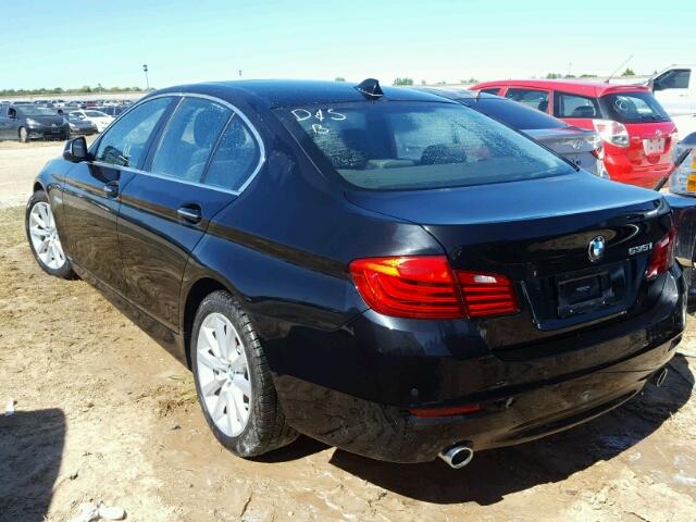 WBA5B1C52GG552384 - 2016 BMW 535 BLACK photo 3