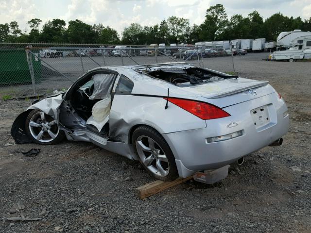 JN1AZ34E56M352058 - 2006 NISSAN 350Z COUPE SILVER photo 3