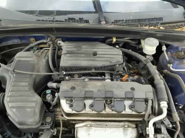 1HGES16335L011055 - 2005 HONDA CIVIC BLUE photo 3