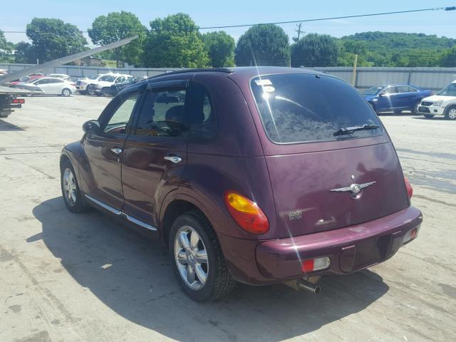 3C4FY58B83T587366 - 2003 CHRYSLER PT CRUISER BURGUNDY photo 3