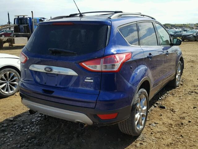 1FMCU9H94DUA56347 - 2013 FORD ESCAPE SEL BLUE photo 4