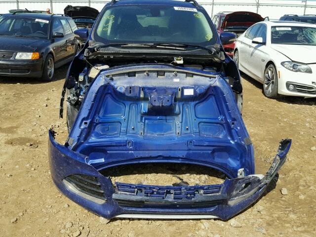 1FMCU9H94DUA56347 - 2013 FORD ESCAPE SEL BLUE photo 9