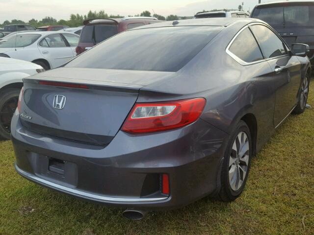 1HGCT1B8XDA001686 - 2013 HONDA ACCORD EXL SILVER photo 4