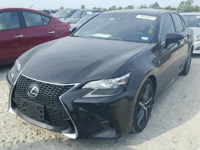 JTHBZ1BL5GA001255 - 2016 LEXUS GS 350 BLACK photo 2