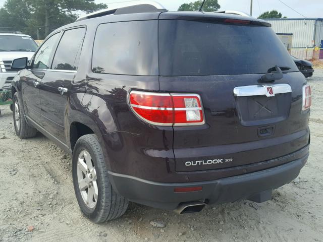5GZER23798J210729 - 2008 SATURN OUTLOOK XR იასამნისფერი ფოტო 3