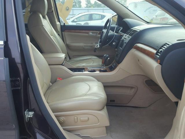 5GZER23798J210729 - 2008 SATURN OUTLOOK XR იასამნისფერი ფოტო 5