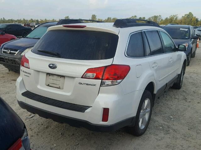 4S4BRCBC6D3206432 - 2013 SUBARU OUTBACK 2. WHITE photo 4