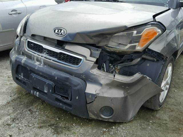 KNDJT2A28A7164077 - 2010 KIA SOUL + TAN photo 9