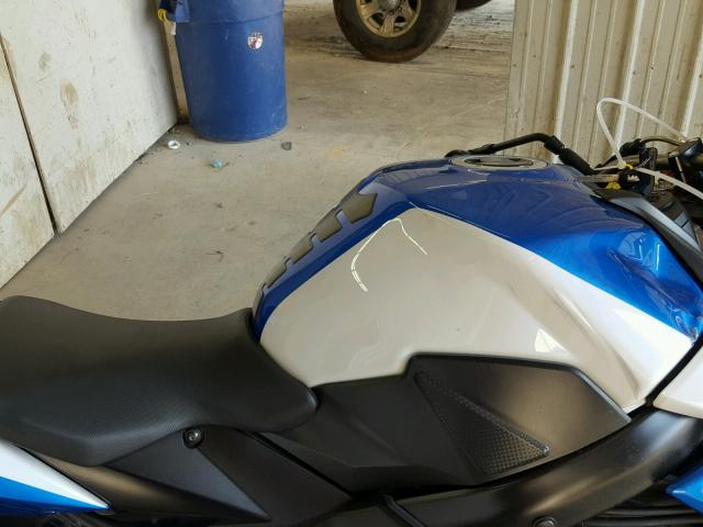 JS1GR7NA3F2101023 - 2015 SUZUKI GSX-S750 BLUE photo 5