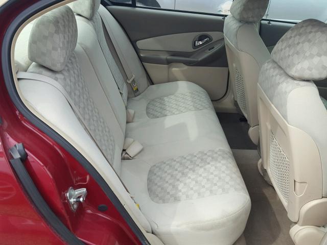 1G1ZT54894F108530 - 2004 CHEVROLET MALIBU LS წითელი ფოტო 6