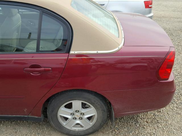 1G1ZT54894F108530 - 2004 CHEVROLET MALIBU LS წითელი ფოტო 9