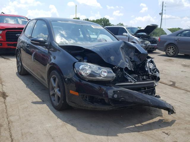 WVWAA7AJ7AW290897 - 2010 VOLKSWAGEN GOLF BLACK photo 1