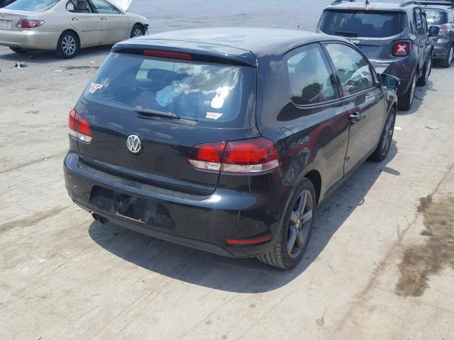WVWAA7AJ7AW290897 - 2010 VOLKSWAGEN GOLF BLACK photo 4