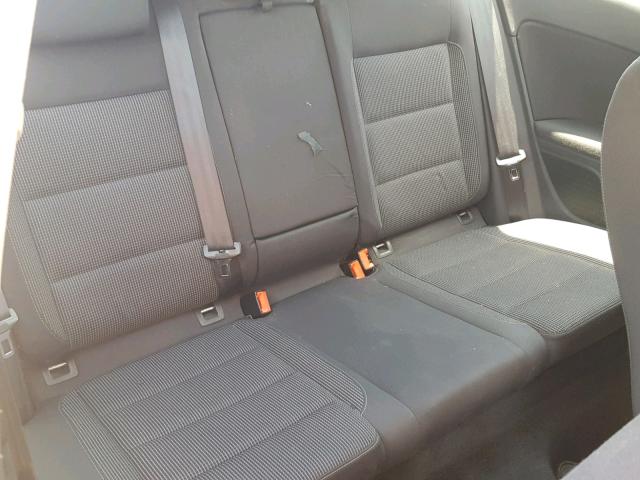 WVWAA7AJ7AW290897 - 2010 VOLKSWAGEN GOLF BLACK photo 6