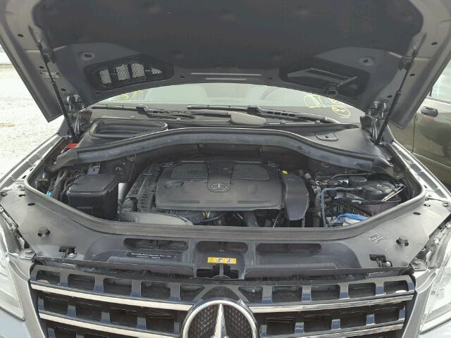 4JGDA5JB0FA616033 - 2015 MERCEDES-BENZ ML 350 GRAY photo 7