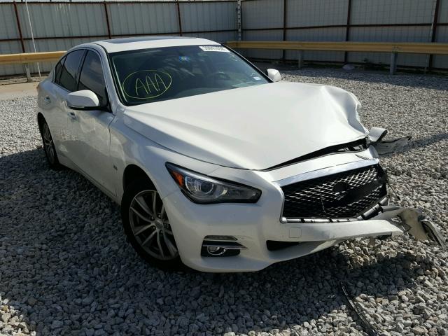 JN1EV7AP8GM304016 - 2016 INFINITI Q50 PREMIU WHITE photo 1