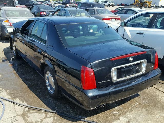 1G6KE57Y01U263072 - 2001 CADILLAC DEVILLE DH BLACK photo 3