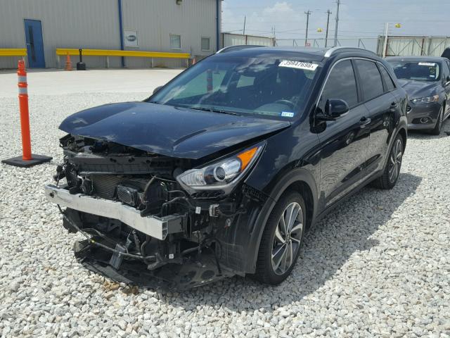 KNDCE3LC6H5041978 - 2017 KIA NIRO EX TO BLACK photo 2