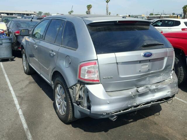 2FMDK39C07BB56490 - 2007 FORD EDGE SEL P GRAY photo 3