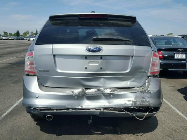 2FMDK39C07BB56490 - 2007 FORD EDGE SEL P GRAY photo 9