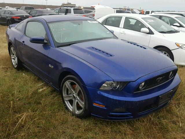 1ZVBP8CF3D5271367 - 2013 FORD MUSTANG GT BLUE photo 1