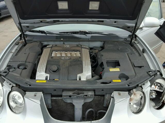 KNALD124655075705 - 2005 KIA AMANTI GRAY photo 7