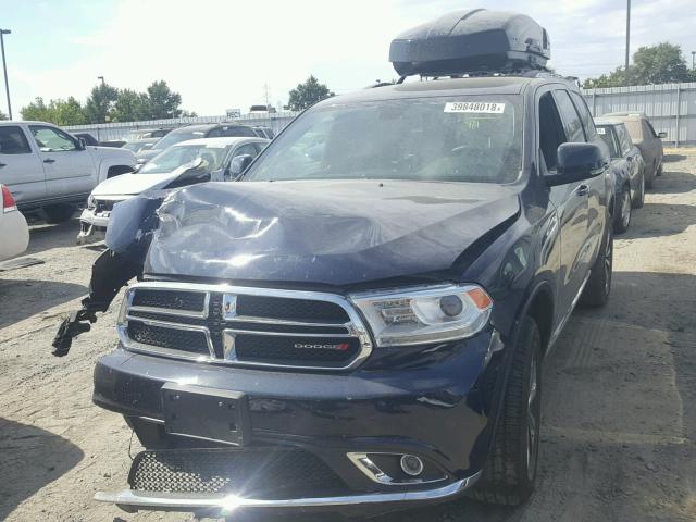 1C4RDJDG4GC446640 - 2016 DODGE DURANGO LI BLACK photo 2