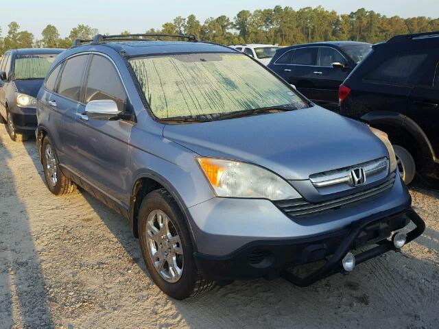 JHLRE38549C011933 - 2009 HONDA CR-V EX BLUE photo 1