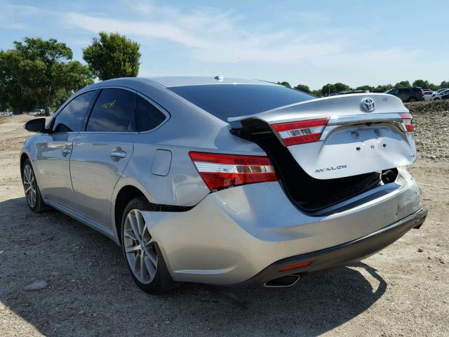 4T1BK1EB8FU170879 - 2015 TOYOTA AVALON XLE SILVER photo 3