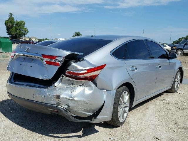 4T1BK1EB8FU170879 - 2015 TOYOTA AVALON XLE SILVER photo 4