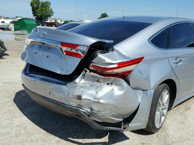4T1BK1EB8FU170879 - 2015 TOYOTA AVALON XLE SILVER photo 9