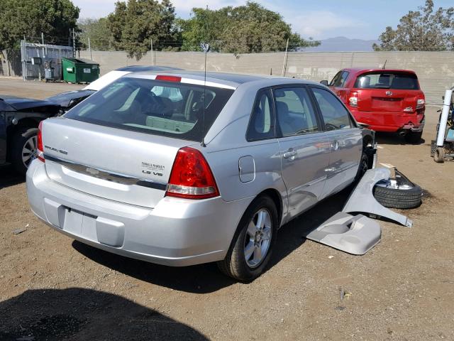 1G1ZT64874F183054 - 2004 CHEVROLET MALIBU MAX SILVER photo 4
