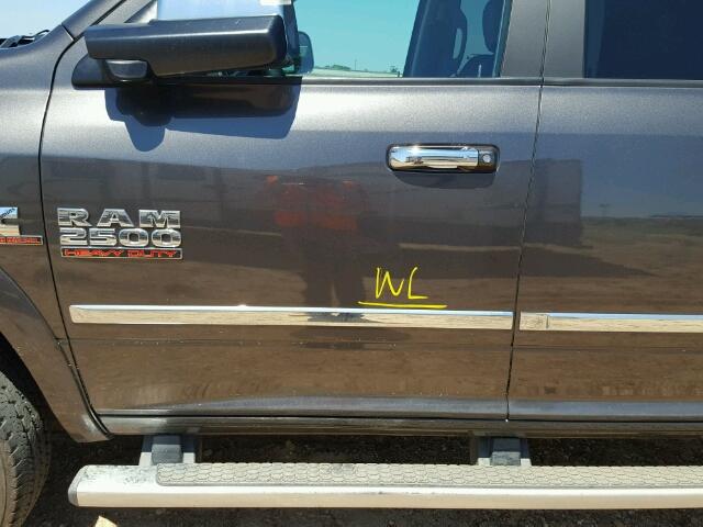 3C6UR5NL8GG317321 - 2016 RAM 2500 LARAM GRAY photo 9