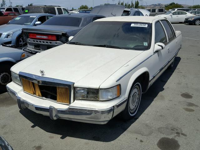 1G6DW52P2SR705147 - 1995 CADILLAC FLEETWOOD WHITE photo 2