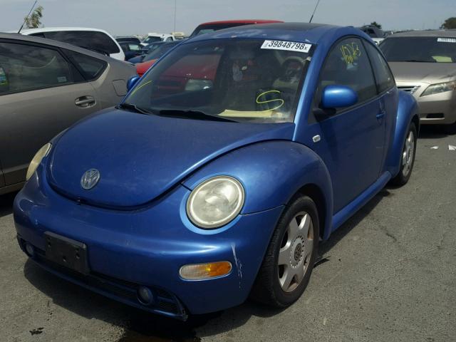 3VWCC21C1YM461044 - 2000 VOLKSWAGEN NEW BEETLE Mavi foto 2