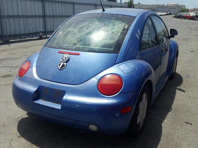 3VWCC21C1YM461044 - 2000 VOLKSWAGEN NEW BEETLE Mavi foto 4
