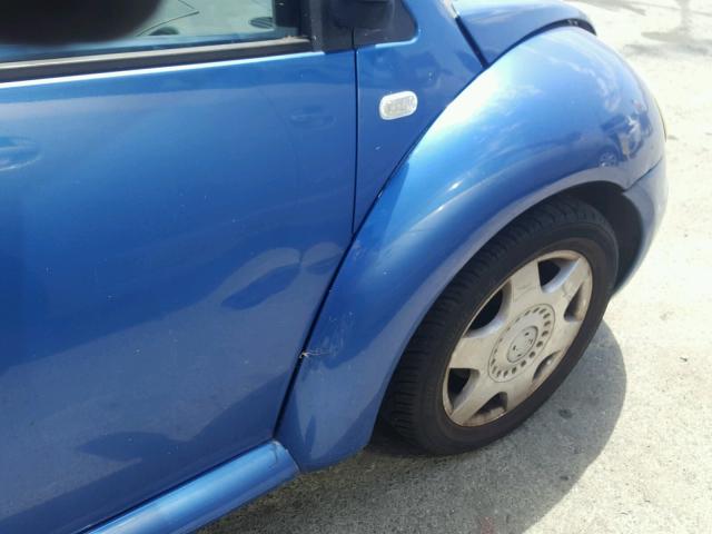 3VWCC21C1YM461044 - 2000 VOLKSWAGEN NEW BEETLE Mavi foto 9